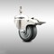 Service Caster 3 Inch 316SS Thermoplastic Rubber Swivel 12mm Stem Caster Total Lock Brake SCC-SS316TSTTL20S314-TPRB-M1215 - alternate 1